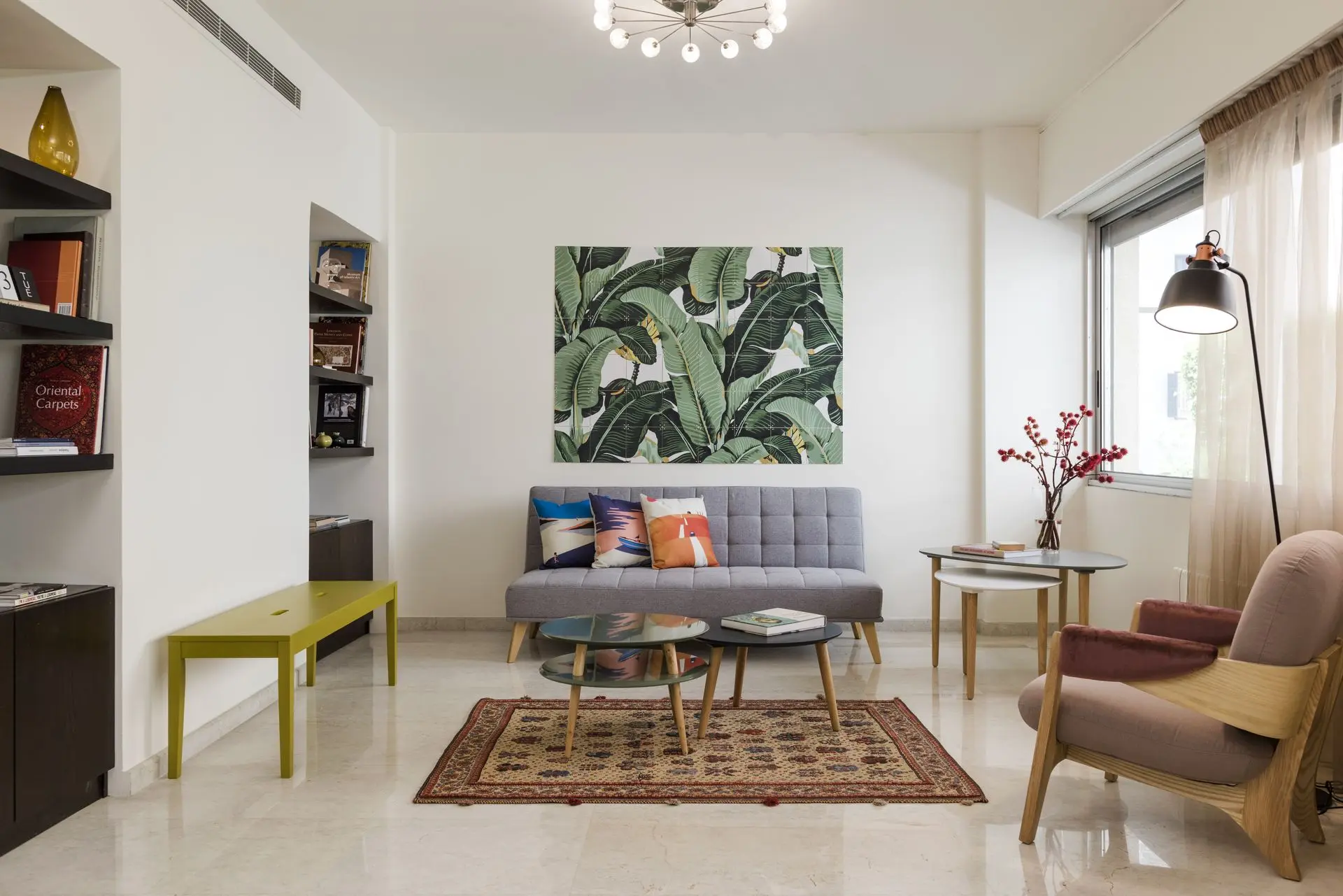 alt=&#34;Bright living room with large windows and cozy sofa&#34;