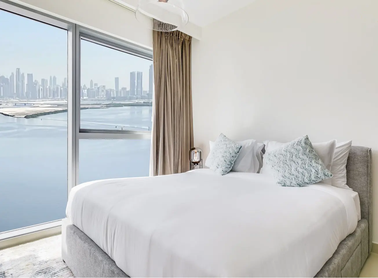 alt=&#34;Luxury bedroom interior with white and gold design&#34;