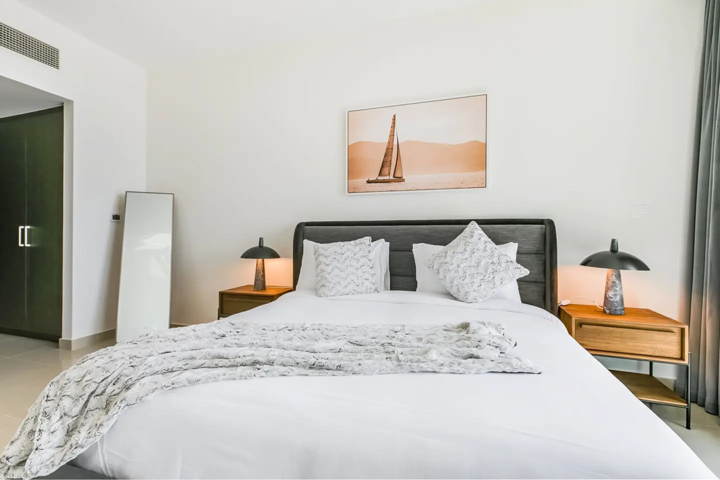 alt=&#34;Luxury bedroom interior with white and gold design&#34;